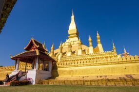 Le Temple Pha That Luang de Vientiane au Laos