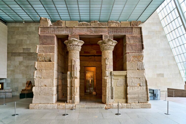 Le Temple de Dendur au Metropolitan Museum of Art, New York