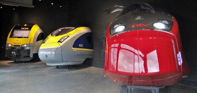 Le musée Train World à Bruxelles en Belgique