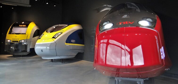 Le musée Train World à Bruxelles en Belgique