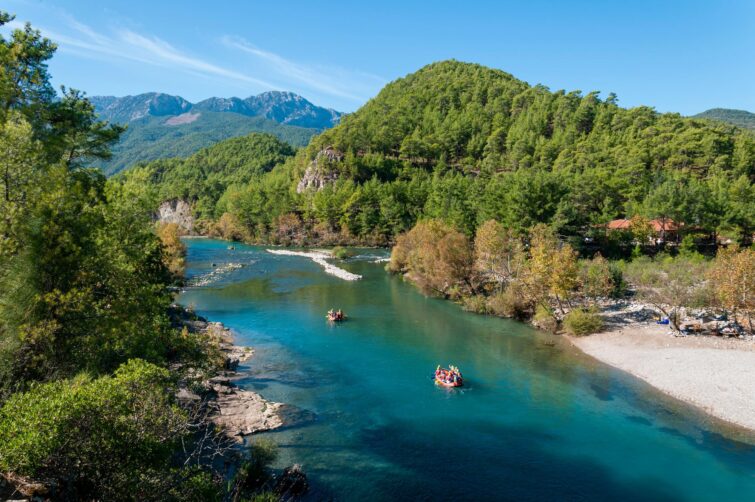 Le parc national de Köprülü, Antalya, Turquie