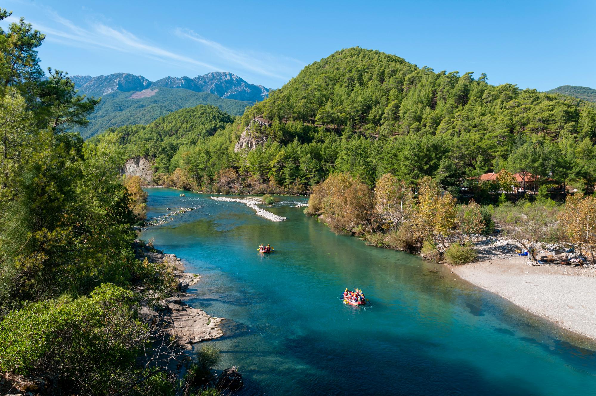 Le parc national de Köprülü, Antalya, Turquie
