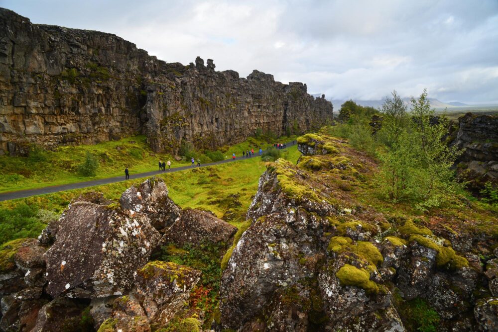 Le parc national de Þingvellir dans le Cercle d'Or, Islande