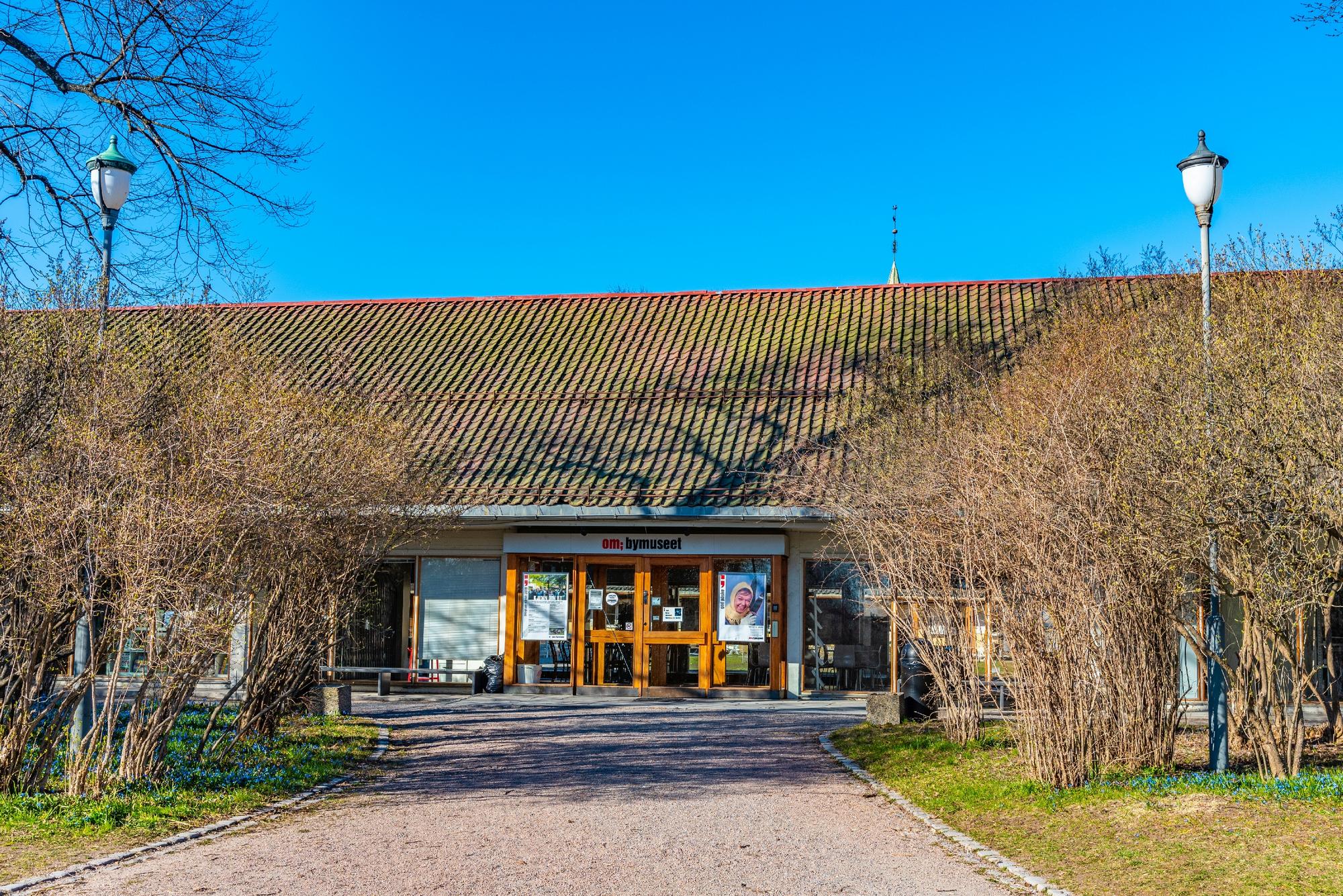 L'entrée du musée de la ville d'Oslo dans le parc Frogner