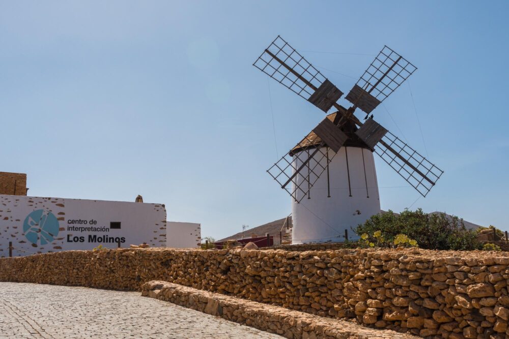 Les anciens moulins à Fuerteventura, Espagne
