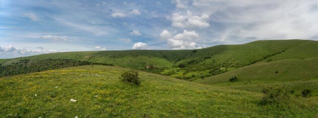 Les paysages du mont Subasio en Ombrie, Italie