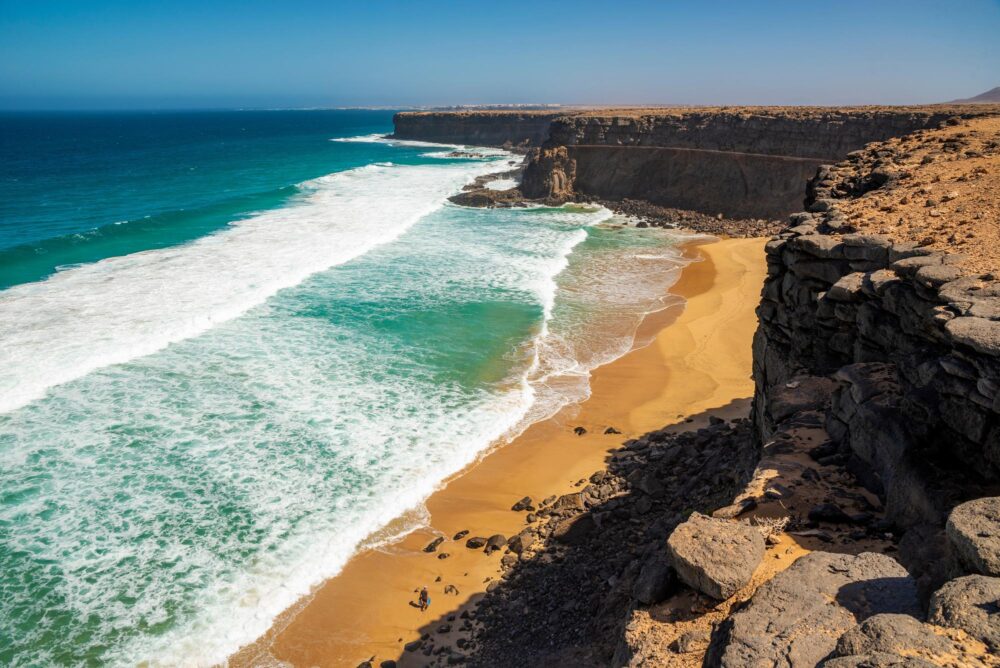 Les plages de El Cotillo à Fuerteventura, Espagne