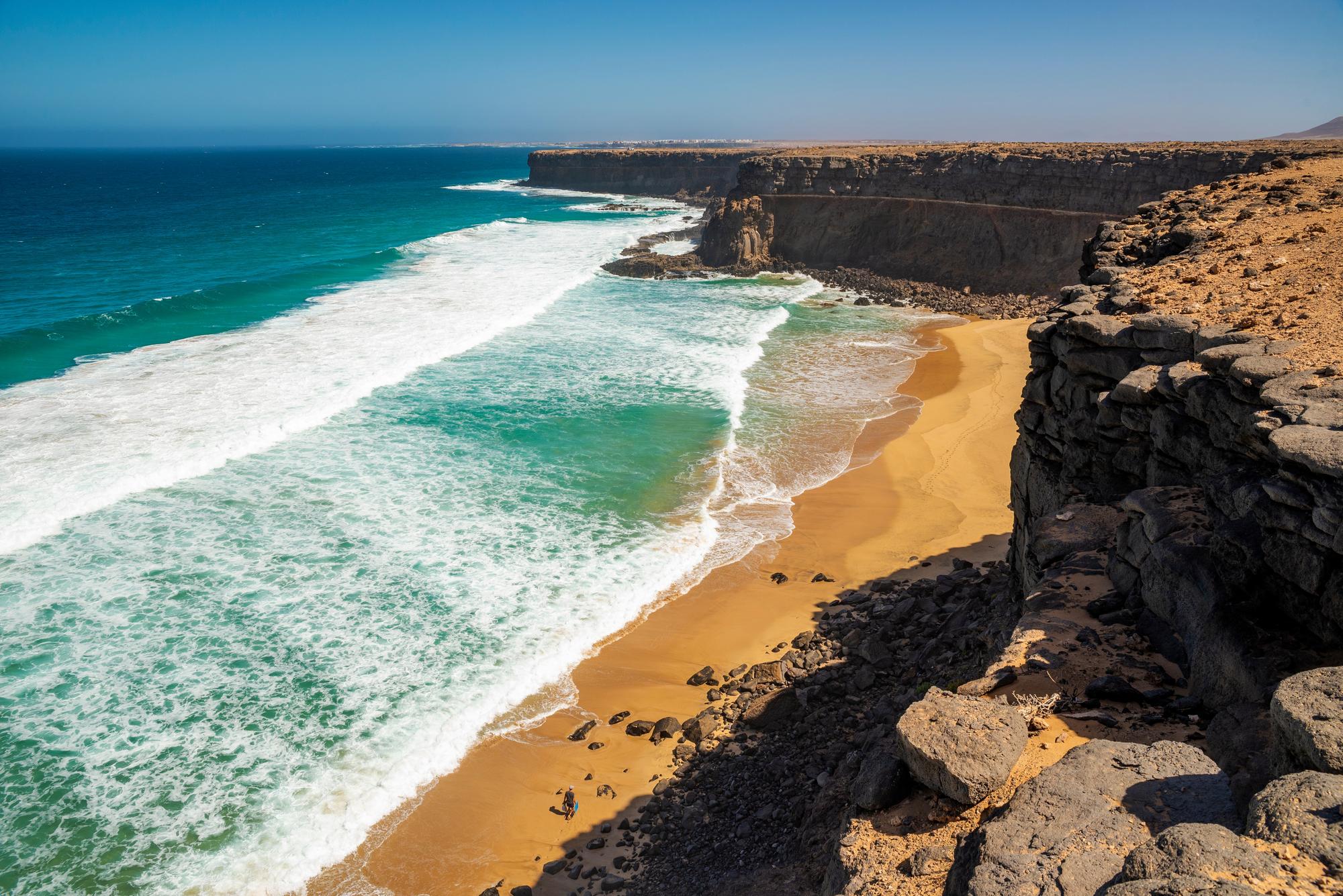 Les plages de El Cotillo à Fuerteventura, Espagne