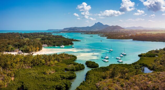 L'île aux Cerfs, l'Ile Maurice, l'Océan Indien