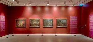 L'intérieur du musée de Pera à Istanbul