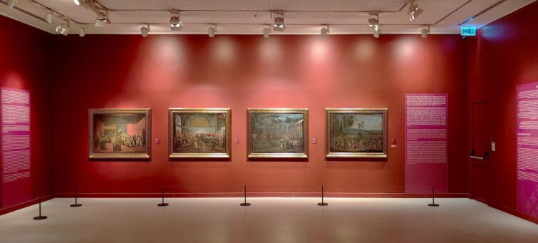 L'intérieur du musée de Pera à Istanbul