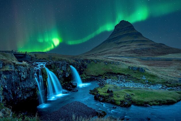 Lumières du nord en Islande