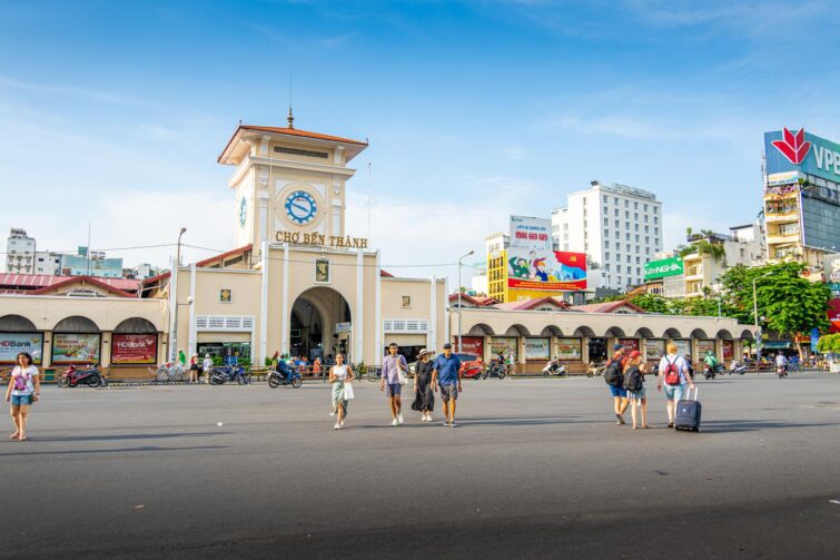 Marché Ben Thanh à Ho Chi Minh