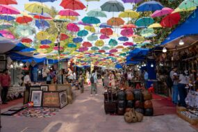 Marché de Dilli Haat à New Delhi