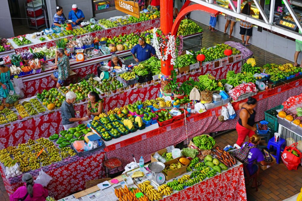 Marché de Papeete à Tahiti, Polynésie française