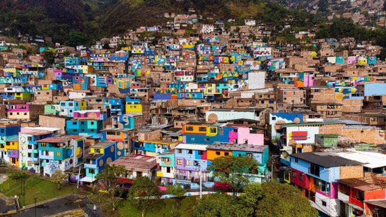 Medellín Antioquia Colombia April 4 2024 vibrant and cultural activities in the city