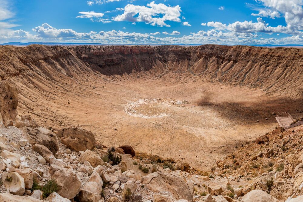 Meteor Crater en Arizona, États-Unis