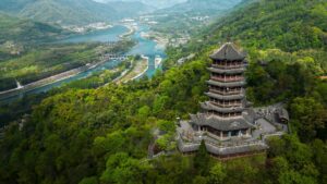 Mont Qingcheng, Chengdu, Chine