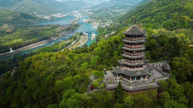 Mont Qingcheng, Chengdu, Chine