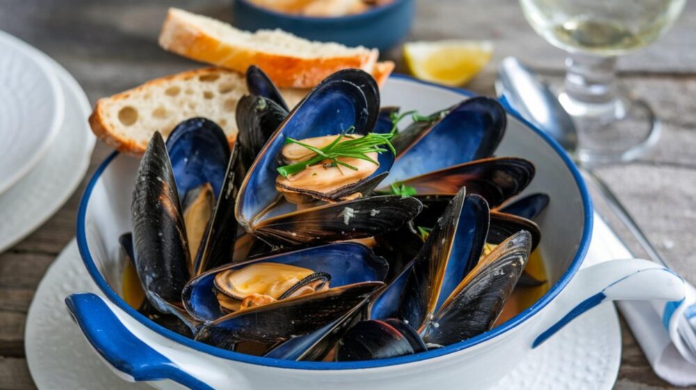 Moules marinières, spécialité culinaire française