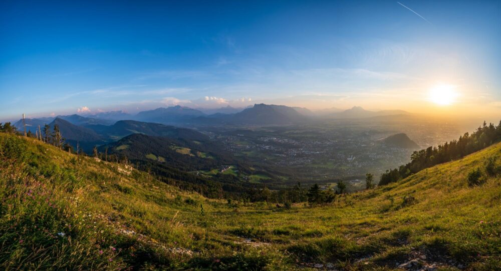Panorama depuis le mont Gaisberg