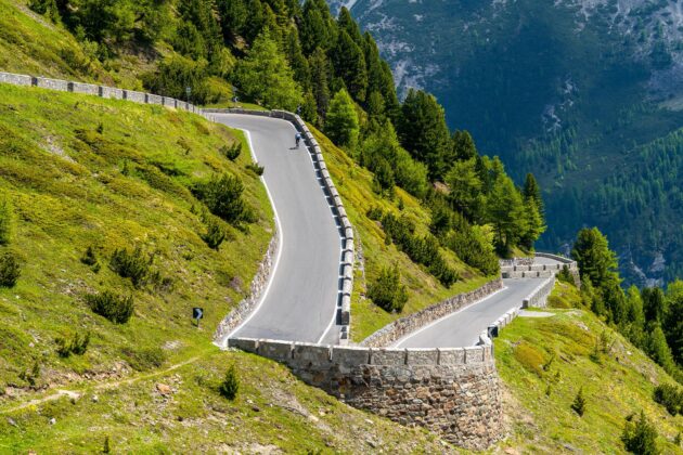 Paysage du col de Stelvio