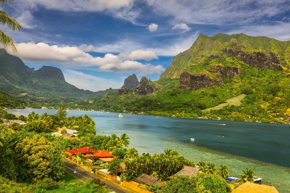 Paysage marin de Moorea, Polynésie française