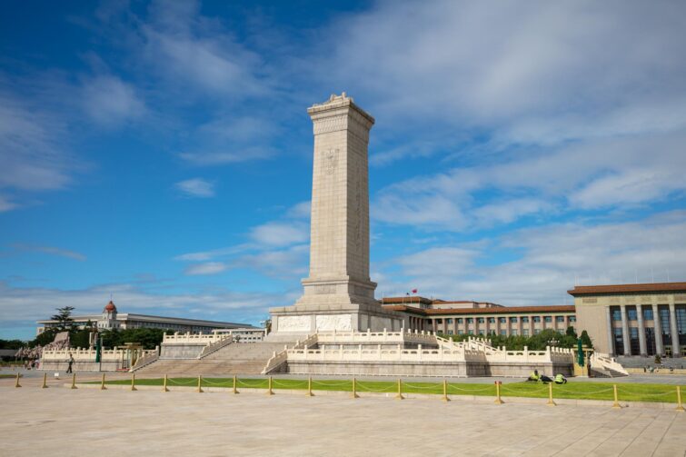 Place Tian'anmen à Pékin en Chine
