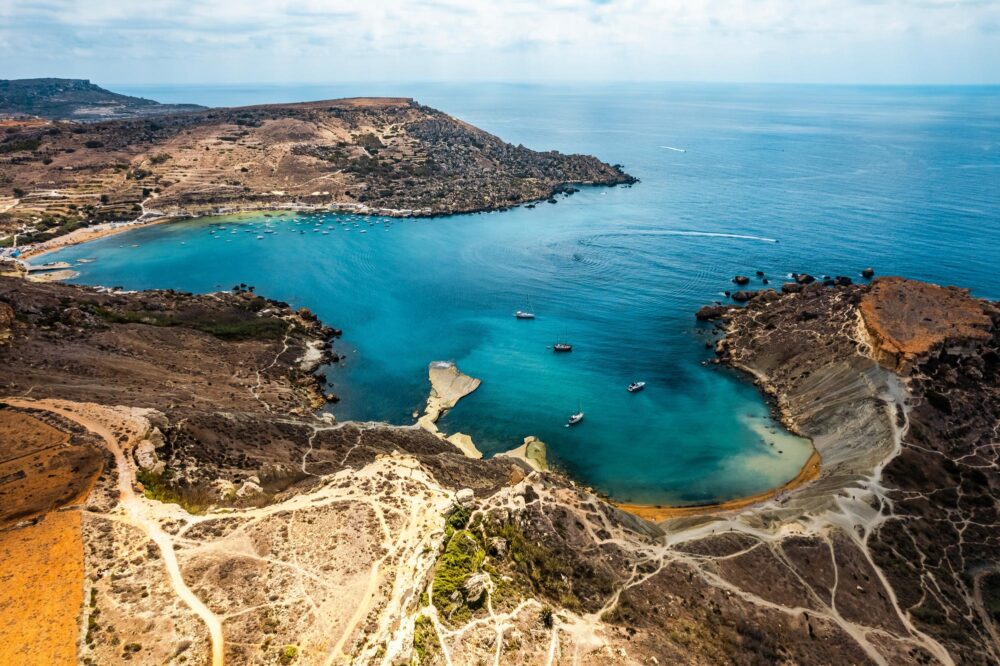 Plage de Għajn Tuffieħa à Malte