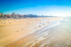 Plage de Scheveningen à La Haye aux Pays-Bas