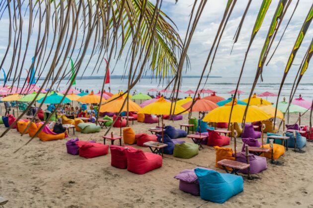 Plage de Seminyak, Bali, indonésie