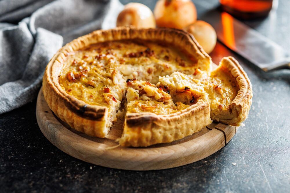 Quiche lorraine, grand classique de la cuisine française