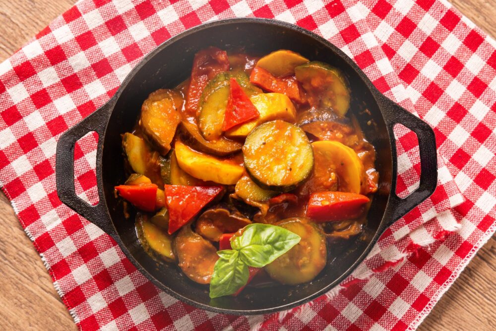 Ratatouille, spécialité culinaire traditionnelle française