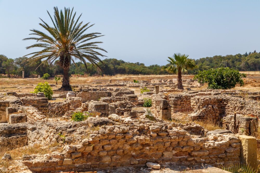 Ruines de Pupput à Hammamet, Tunisie