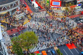 Shibuya Crossing à Tokyo au Japon