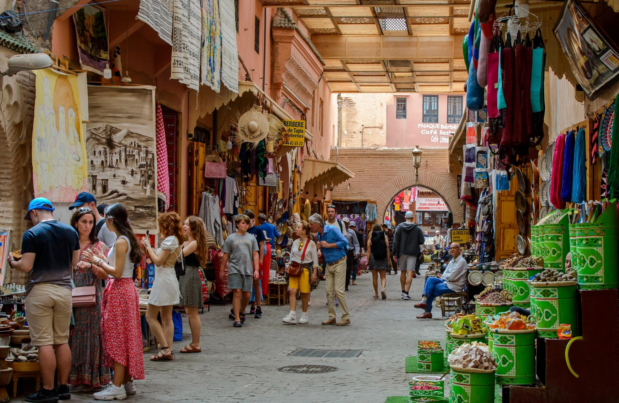 Souk à Marrakech, Maroc