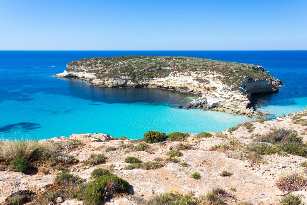 Spiaggia dei Conigli sur l’île de Lampedusa