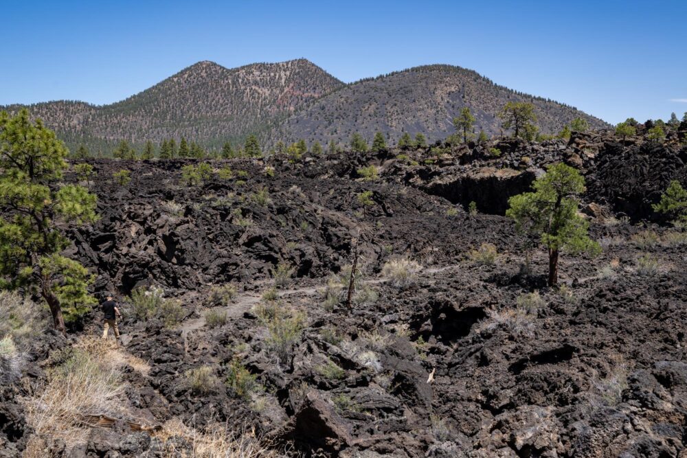 Sunset Crater Volcano National Monument en Arizona, États-Unis