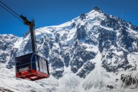 Téléphérique pour Aiguille du Midi, Mont Blanc Massif, Chamonix
