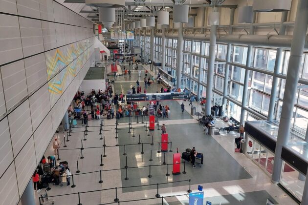 Terminal de l'aéroport international George Bush à Houston