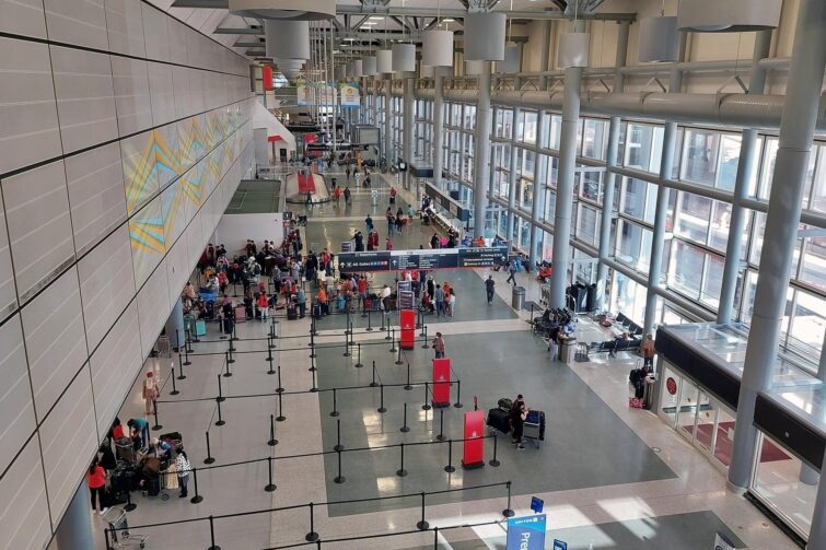 Terminal de l'aéroport international George Bush à Houston