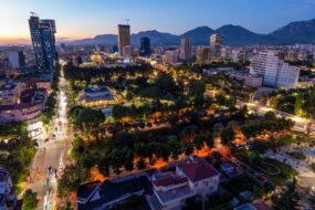 Tirana en Albanie