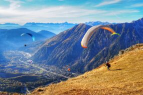 Vol en parapente à Chamonix, France