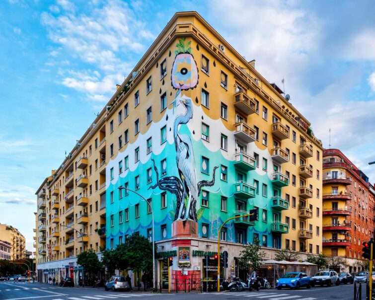 Vue de Ostiense à Rome, Italie, le 11 juillet 2024