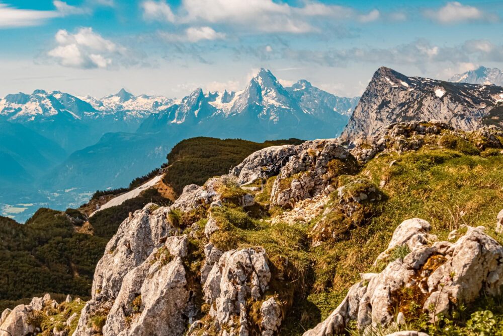 Vue panoramique depuis le sommet de l'Untersberg
