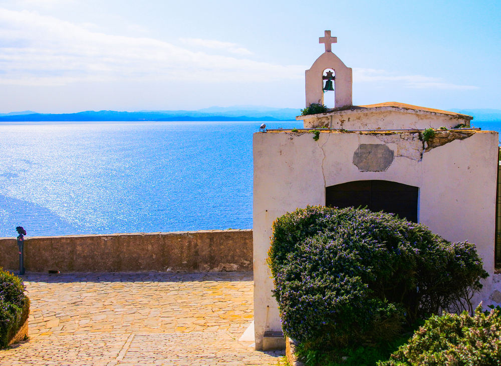 Vue panoramique sur Bonifacio depuis la chapelle Saint-Roch
