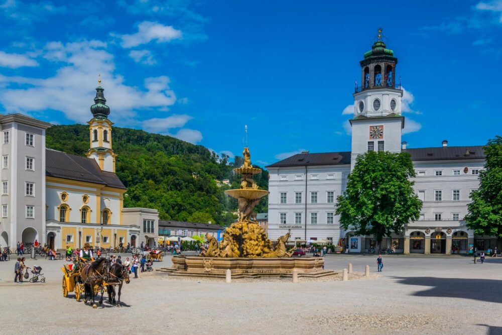 Vue sur la Nouvelle Résidence de Salzbourg