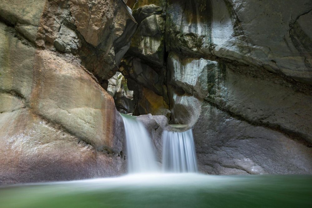 Vue sur la cascade du Strubklamm
