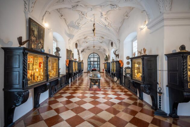 Vue sur la chambre d'Art et des Merveilles du musée DomQuartier