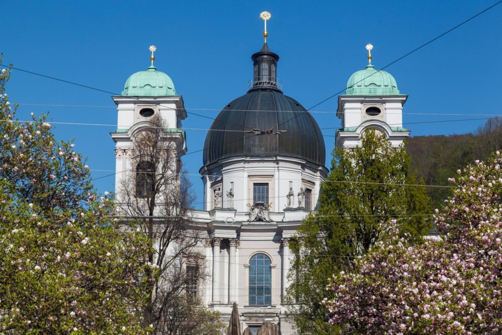 Vue sur les tours de la (Dreifaltigkeitskirche
